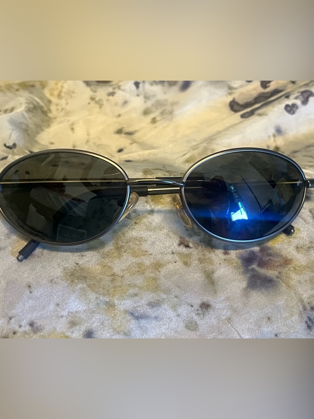 Vintage Futuri F4 Retro Futuristic Cyberpunk gun metal frame sunglasses